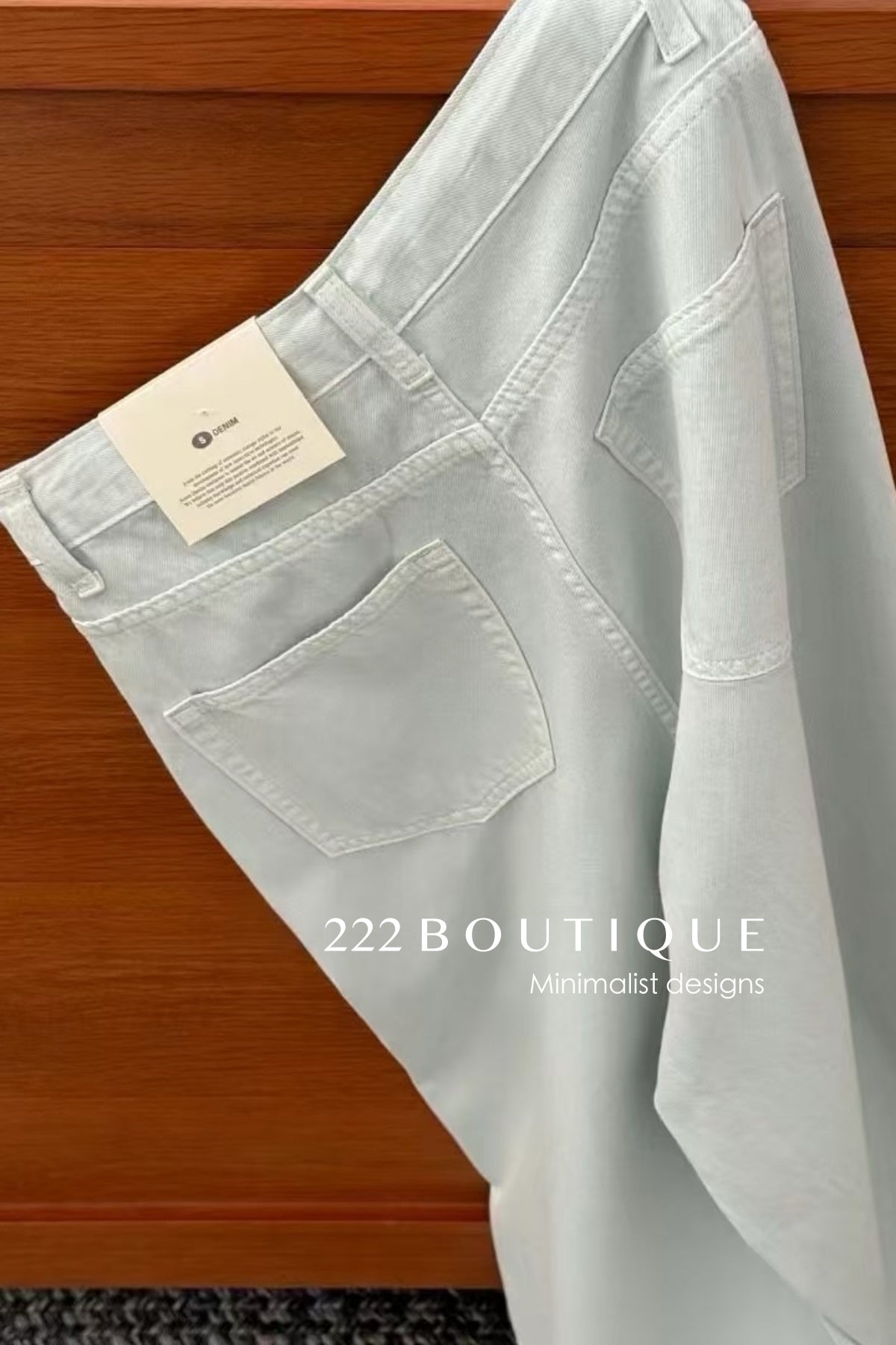 12Q55 Basic straight jeans