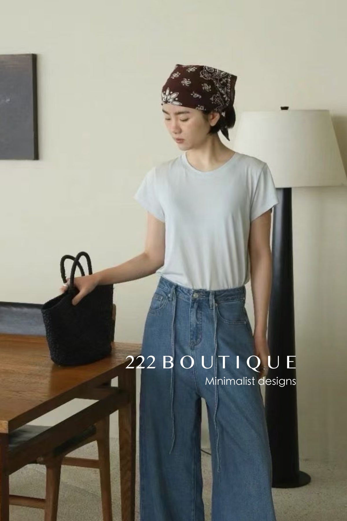 12Q55 Basic straight jeans