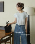 12Q55 Basic straight jeans