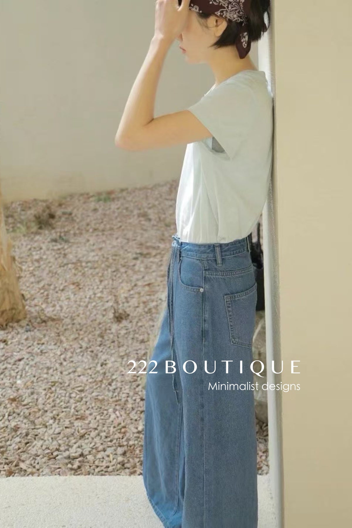 12Q55 Basic straight jeans