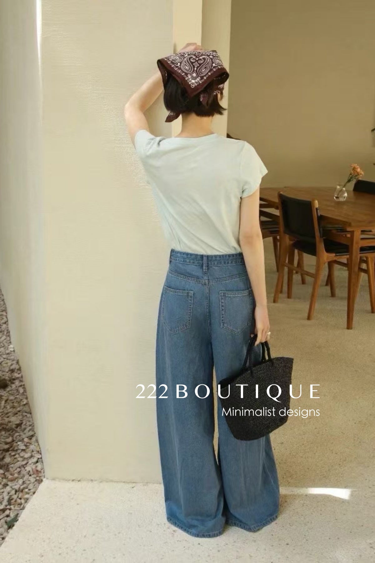 12Q55 Basic straight jeans