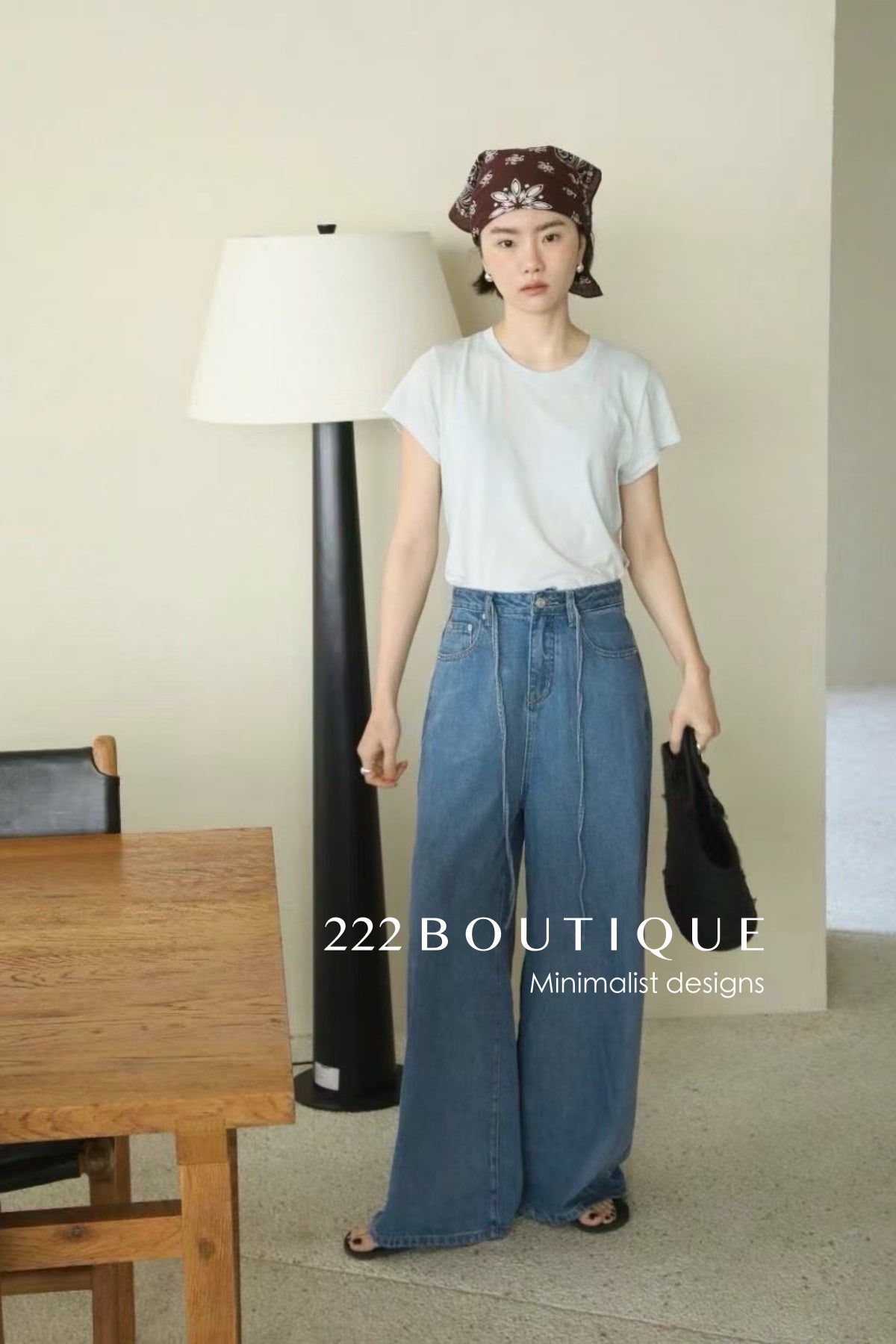 12Q55 Basic straight jeans