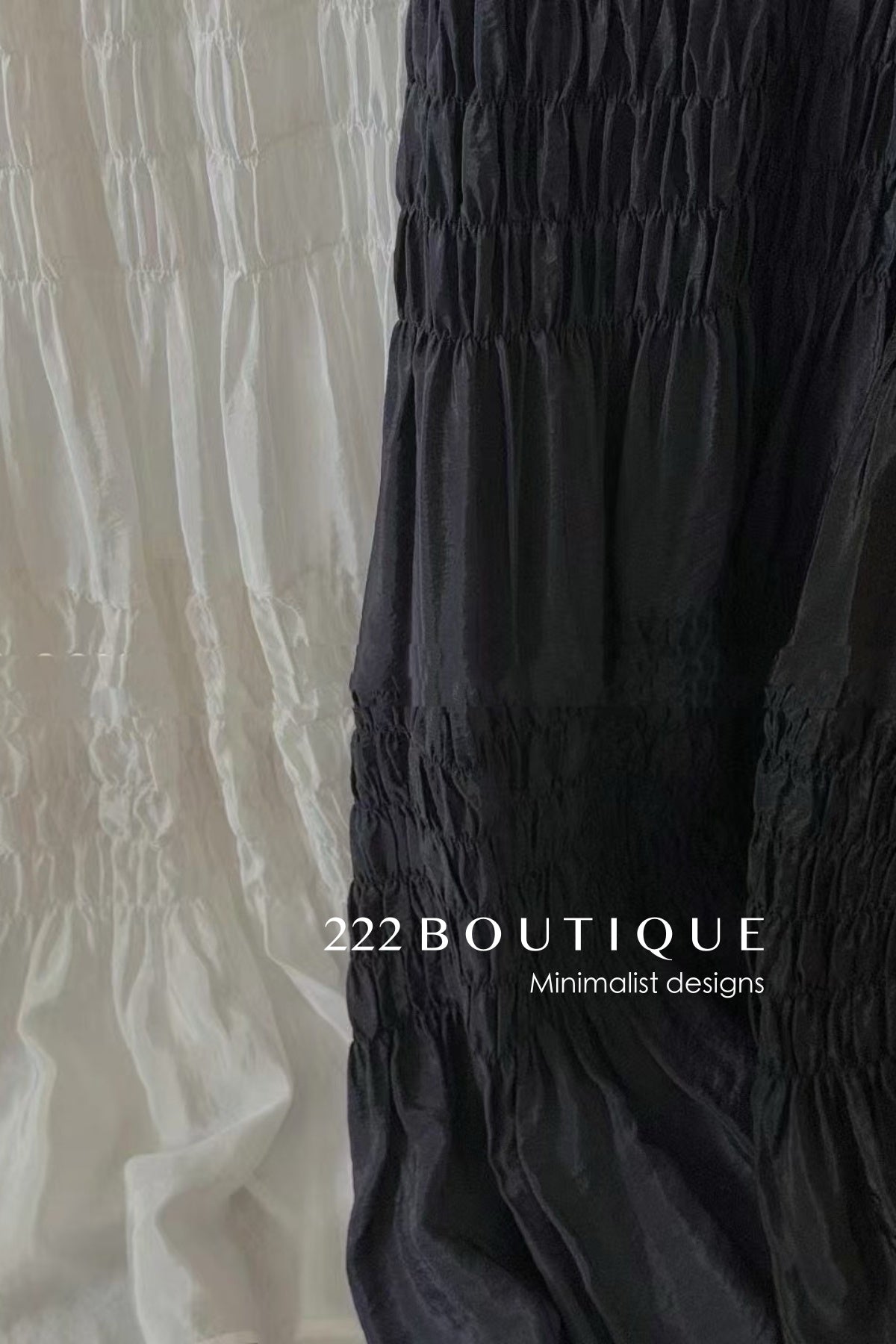 12V125 - Silk Tiered Skirt