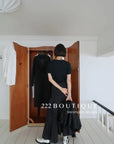 12V125 - Silk Tiered Skirt