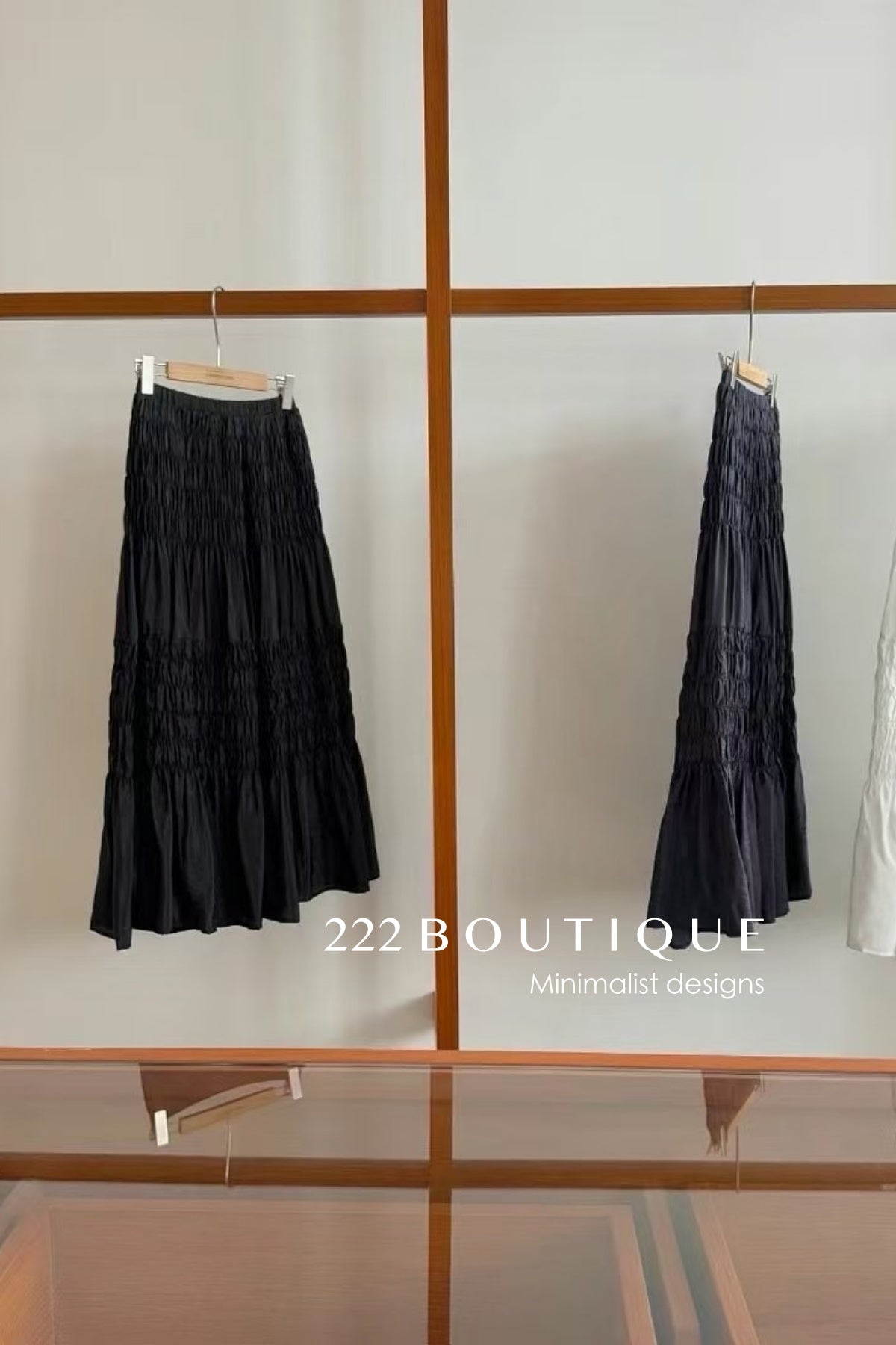 12V125 - Silk Tiered Skirt