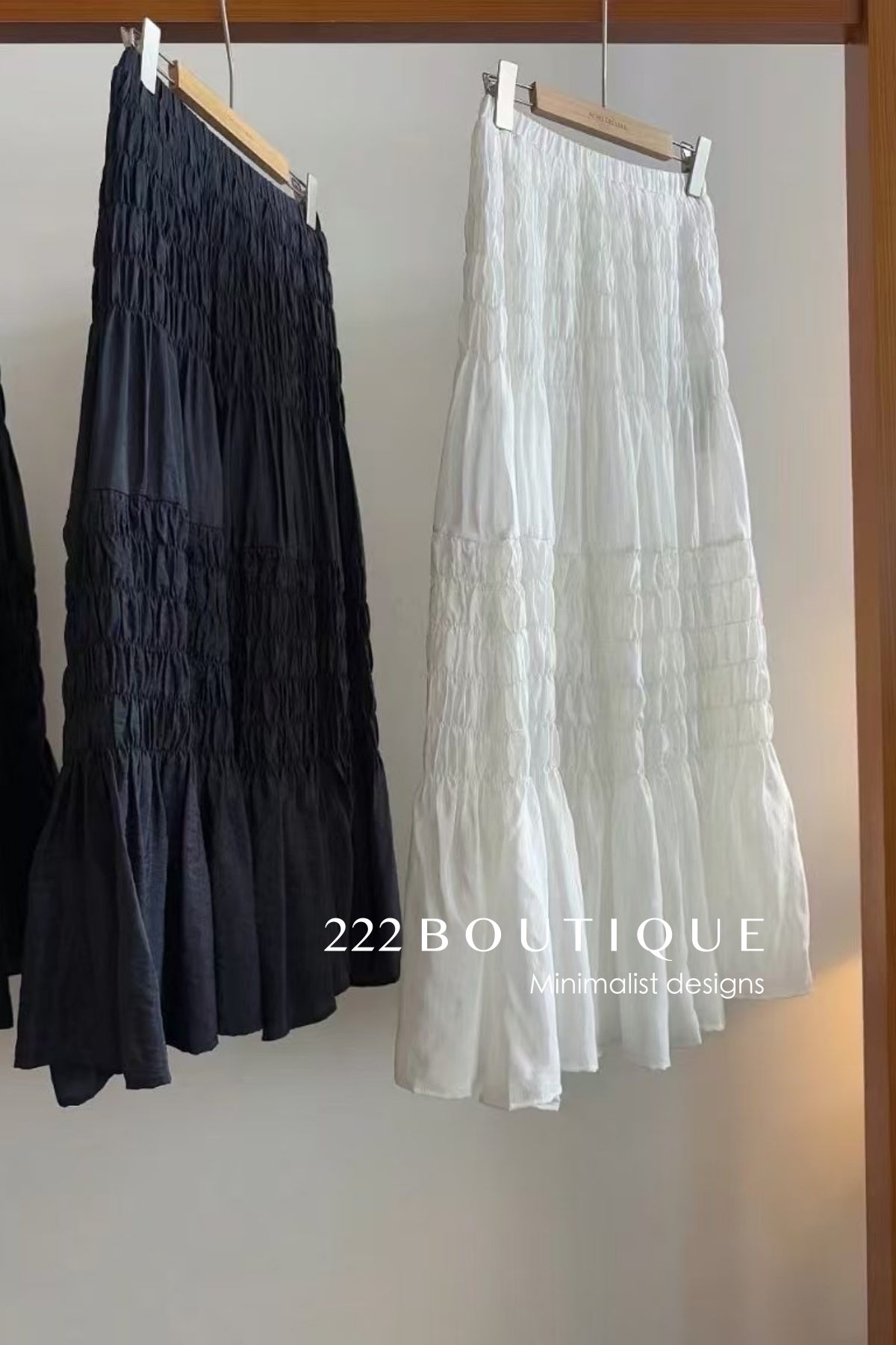 12V125 - Silk Tiered Skirt