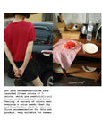 12q74 Short-sleeve knit top