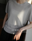 12q74 Short-sleeve knit top
