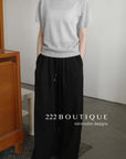 12q74 Short-sleeve knit top