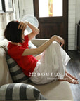 12q74 Short-sleeve knit top