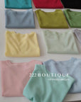 12q74 Short-sleeve knit top