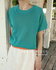 12q74 Short-sleeve knit top