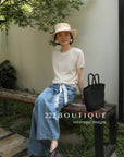 12q74 Short-sleeve knit top