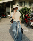 12q74 Short-sleeve knit top