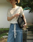 12q74 Short-sleeve knit top