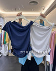 12a169 Draped Asymmetric Top – Soft Contour