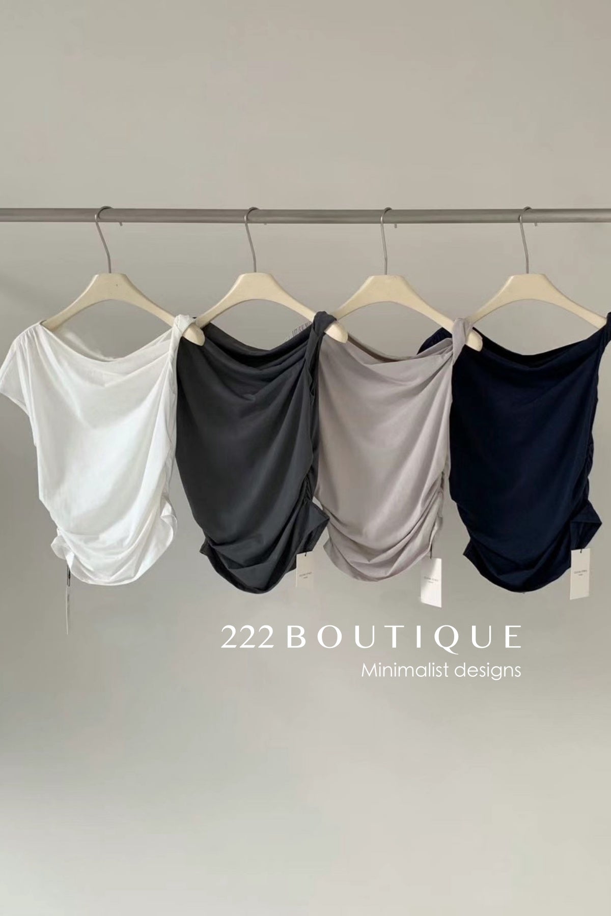 12a169 Draped Asymmetric Top – Soft Contour
