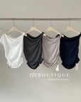 12a169 Draped Asymmetric Top – Soft Contour