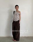 12a169 Draped Asymmetric Top – Soft Contour