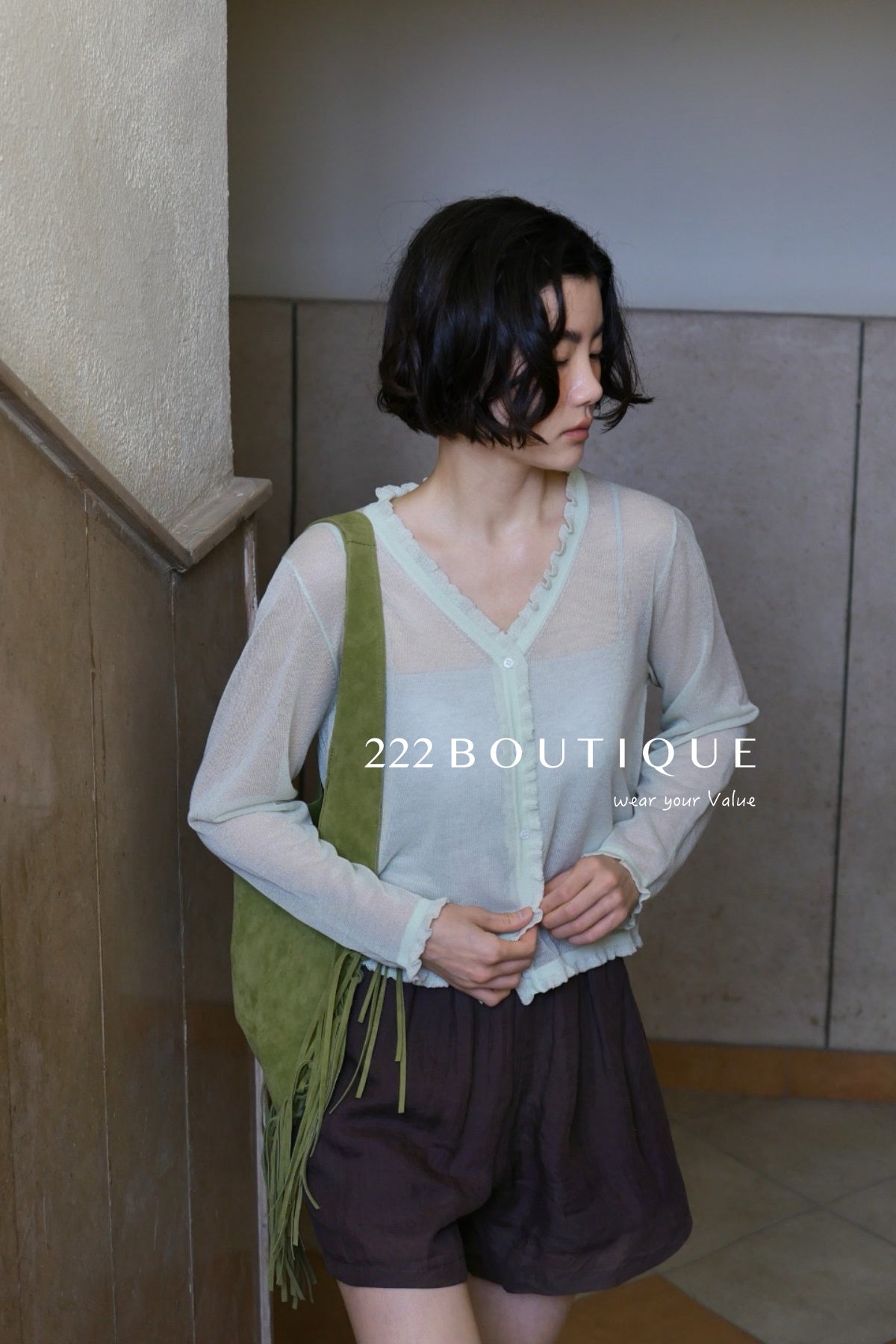 11a133 Cropped cami bra