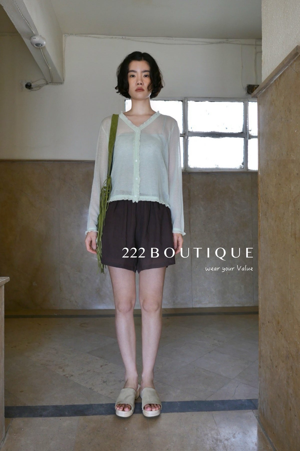 11a133 Cropped cami bra