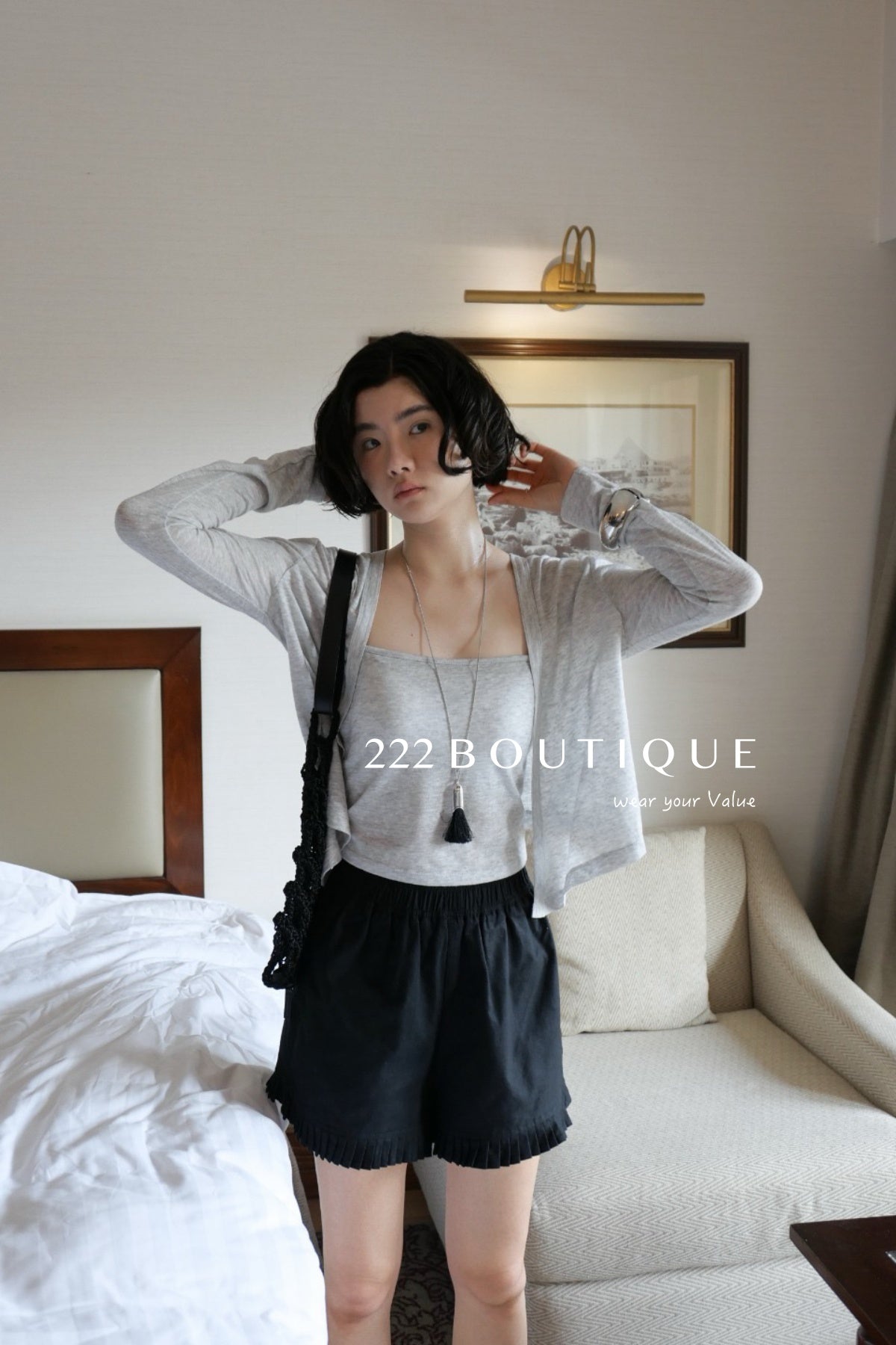 11a133 Cropped cami bra