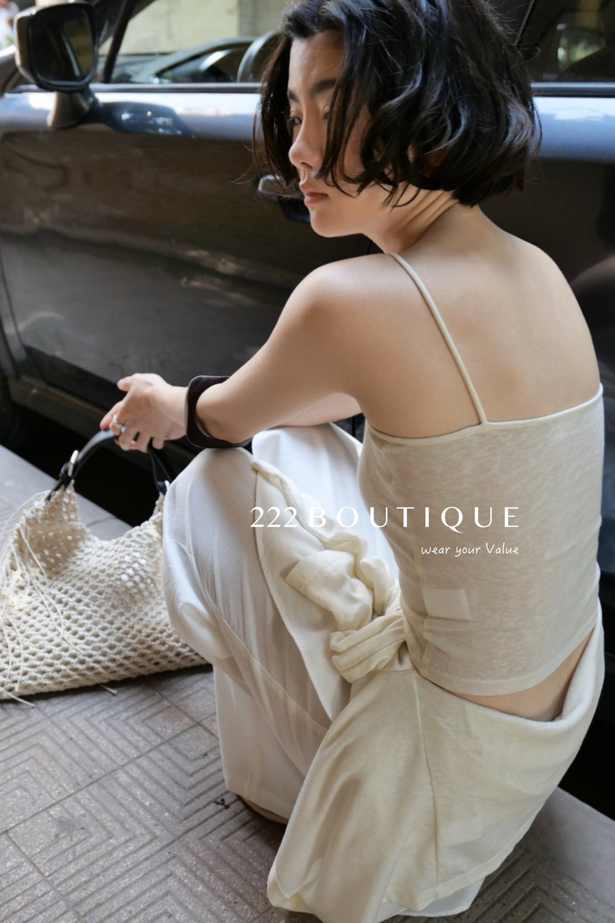 11a133 Cropped cami bra