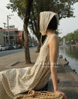 13V33 Sleeveless striped dress