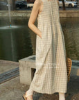 13V33 Sleeveless striped dress