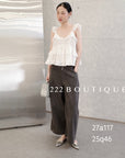 27a117- RUFFLE CAMI TOP