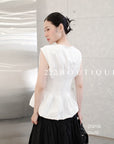 27A106- SCULPTED WHITE TOP
