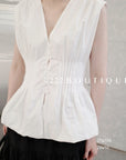 27A106- SCULPTED WHITE TOP