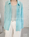27A79- SHEER LINNEN SHIRT