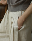 13q28 Lightweight straight-leg pants for summer