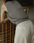 13q28 Lightweight straight-leg pants for summer