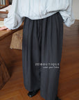 13q28 Lightweight straight-leg pants for summer