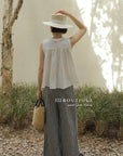 13q28 Lightweight straight-leg pants for summer