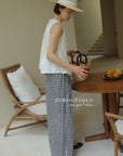 13q28 Lightweight straight-leg pants for summer
