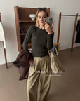 16a116 Cashmere polo sweater