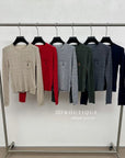 16a116 Cashmere polo sweater