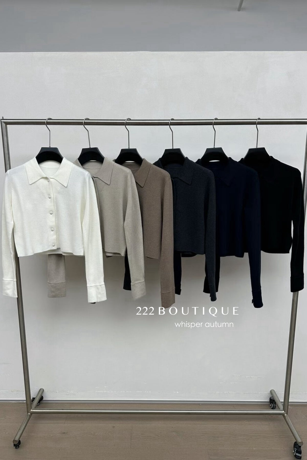 16a114 Basic cashmere-wool cardigan