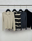 16a108 Basic Mongtoghi shirt with notch collar