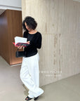 16a115 Basic layered off-shoulder top