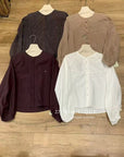 17a2 Basic short-sleeve silk-blend shirt