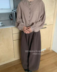 17a2 Basic short-sleeve silk-blend shirt