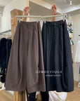 17q4 Straight-leg trousers with back elastic