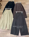 17q4 Straight-leg trousers with back elastic