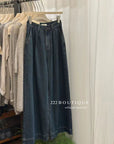 17q5 Basic straight-leg jeans
