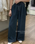 17q5 Basic straight-leg jeans