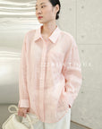 27A79- SHEER LINNEN SHIRT